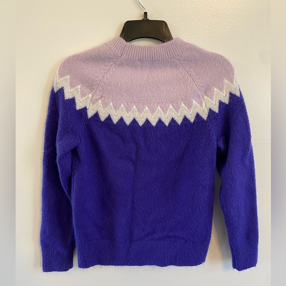 Ann Taylor Fair Isle Crewneck Wool Blended Sweater - Picture 8 of 8